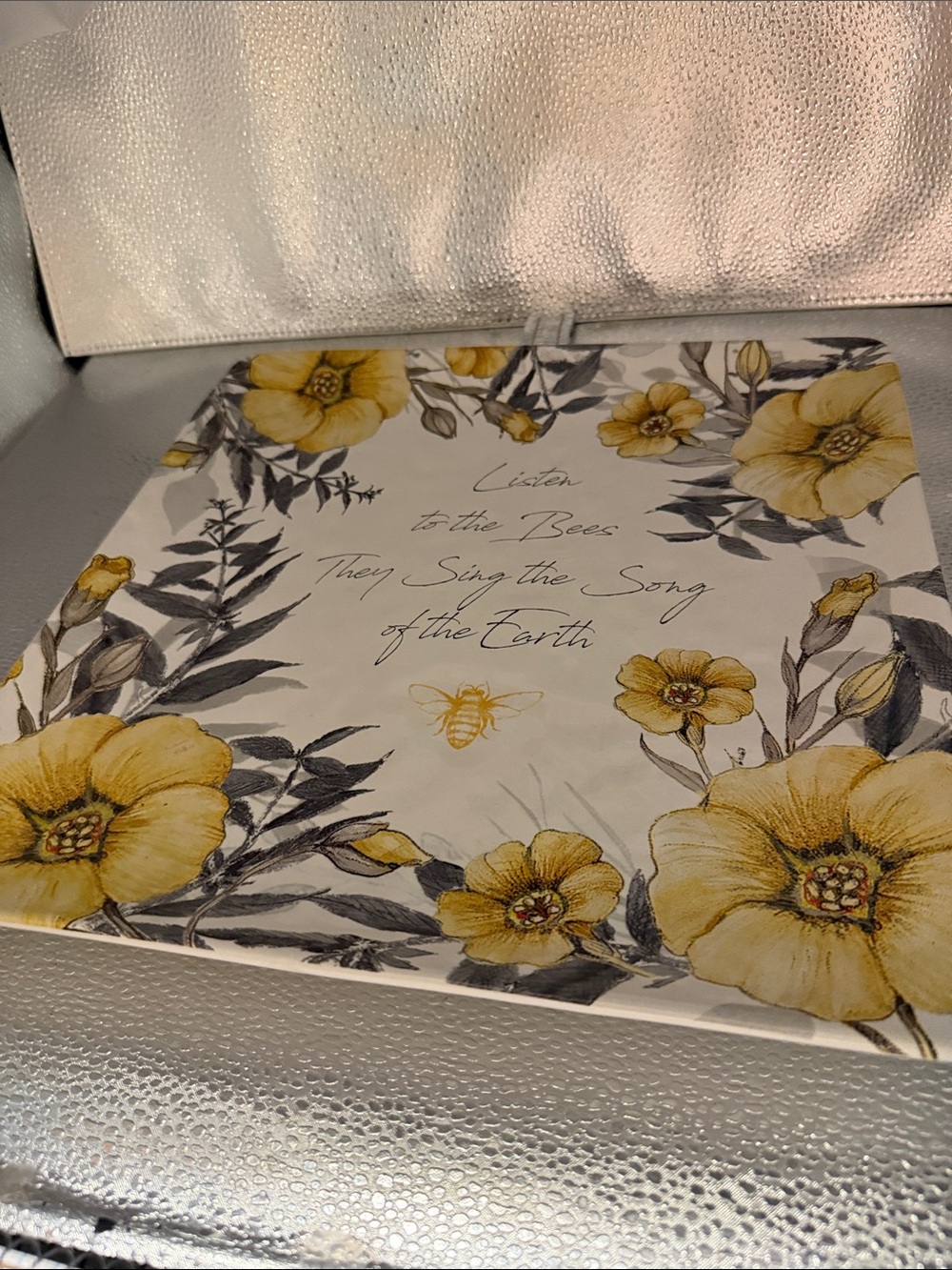 Certified International “Bee Sweet”Collection Square Beautiful Platter